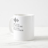 Mug Quelques jours j'ai besoin de la musique quelques (Devant gauche)