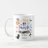 Mug Quelques-unes de mes choses d'Halloween préférées  (Gauche)