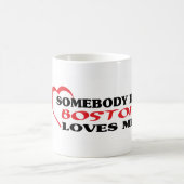 Mug Quelqu'un à Boston m'aime le t-shirt (Centre)