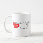 Mug Quelqu'un à Columbus, Ohio m'aime (Gauche)