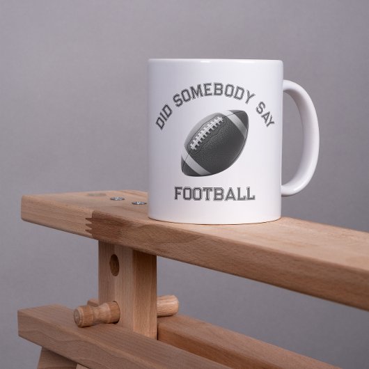 Mug Quelqu'Un A Dit Football