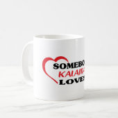 Mug Quelqu'un à Kalamazoo m'aime le t-shirt (Devant gauche)