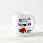 Mug Quelqu'un à New York m'aime (Devant droit)
