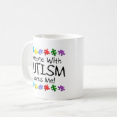 Mug Quelqu'un avec l'autisme m'aime (Devant gauche)