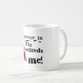 Mug Quelqu'un dans les amours néerlandais je (Devant droit)