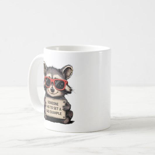 Mug Quelqu'un doit donner un mauvais exemple de joli R (Devant gauche)