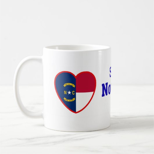 Mug Quelqu'un en Caroline du Nord m'aime (Gauche)