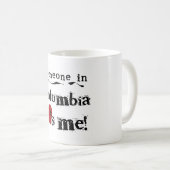 Mug Quelqu'un en Colombie m'aime (Devant droit)