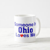 Mug Quelqu'un en Ohio m'aime (Devant droit)