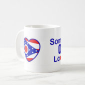 Mug Quelqu'un en Ohio m'aime (Devant gauche)