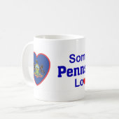 Mug Quelqu'un en Pennsylvanie m'aime (Devant gauche)