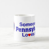 Mug Quelqu'un en Pennsylvanie m'aime (Centre)
