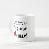 Mug Quelqu'un en Virginie m'aime (Devant gauche)