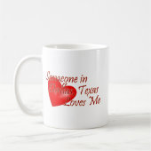 Mug Quelqu'un m'aime à Dallas, le Texas (Gauche)