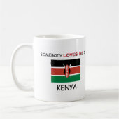 Mug Quelqu'un m'aime au KENYA (Gauche)