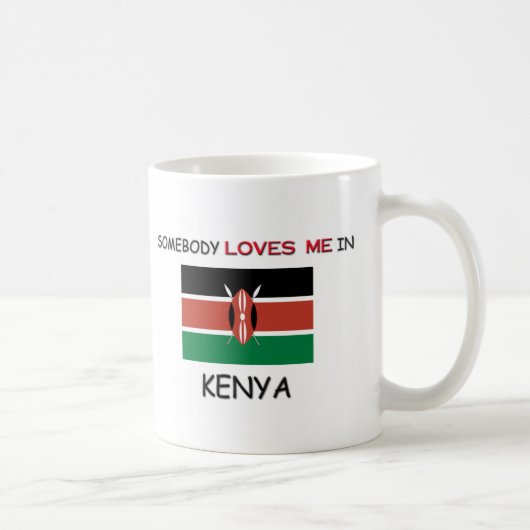 Mug Quelqu'un m'aime au KENYA (Droite)