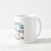 Mug Quelqu'un que j'aime est né aujourd'hui - Souhaits (Devant droit)