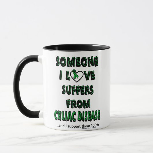 Mug Quelqu'Un Que J'Aime...Mug Céliaque (Gauche)