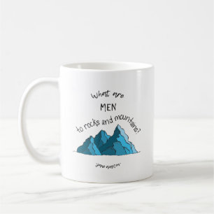 Mug Quels sont des hommes aux roches et aux montagnes
