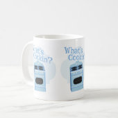 Mug Qu'est-ce que la conception d'illustration de four (Devant gauche)