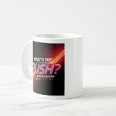 Mug Qu'est-ce que la ruée ? Art de couverture Deluxe E (Devant gauche)