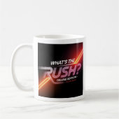 Mug Qu'est-ce que la ruée ? Art de couverture Deluxe E (Gauche)