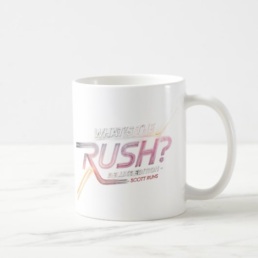 Mug Qu'est-ce que la ruée ? Art de couverture Deluxe E (Droite)