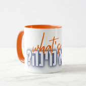 Mug Qu'est-ce que le NAFKA MYNA ? Cadeau Humour juif (Devant gauche)