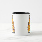 Mug Qu'est-ce que ton histoire Tee, Chat Sarcastique (Centre)