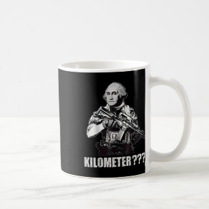 Mug Qu'est-ce qu'un kilomètre George Washington Mème d