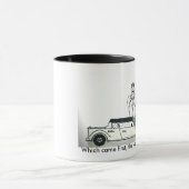 Mug Qu'est venu d'abord, la femme ou la voiture ? (Centre)