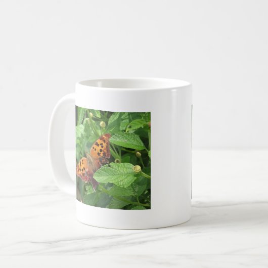 Mug Question Mark Butterfly on Lantana (Devant gauche)
