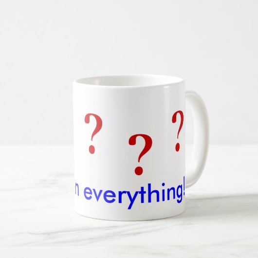 Mug - Question Tout ! (Devant droit)