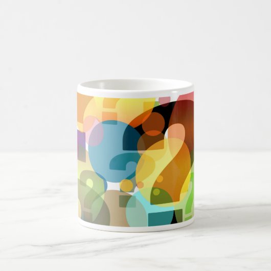 Mug Question Tout Artwork multicolore (Centre)