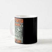 Mug Questionable Knowledge Fireman Gift Proud Firefigh (Devant gauche)