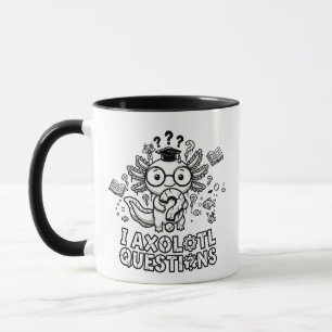 Mug Questions de l'Axolotl Je Cadeau Café Existentiel 