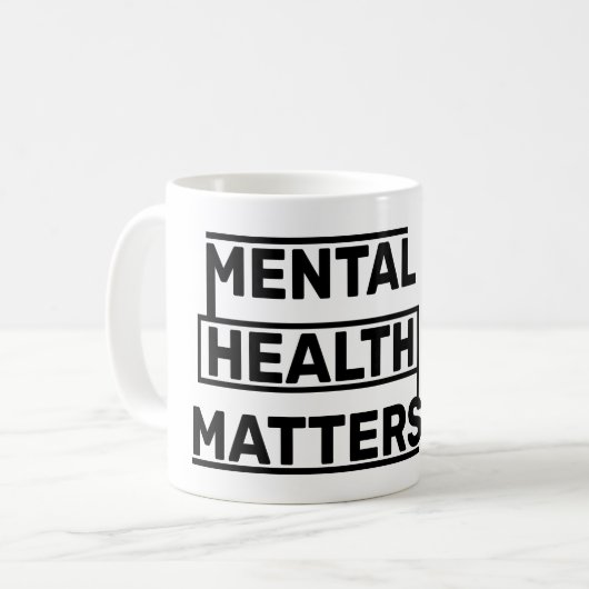 MUG QUESTIONS DE SANTÉ MENTALE (Devant gauche)