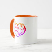 Mug Questions de santé mentale (Devant gauche)