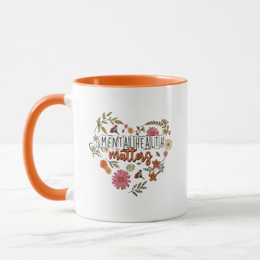 Mug Questions de santé mentale (Gauche)