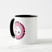 Mug Questions de santé mentale Kawaii Chat (Devant gauche)