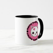 Mug Questions de santé mentale Kawaii Chat (Devant droit)