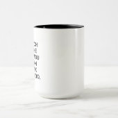Mug Questions d'éthique du travail (Centre)