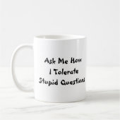 Mug Questions stupides (Gauche)