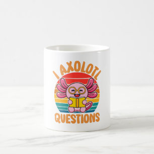 Mug Questions sur les axolotls