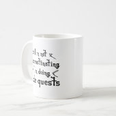 Mug Quête latérale Procrastinante (Devant gauche)