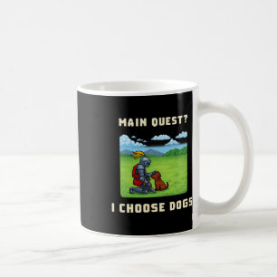 Mug Quête principale Je choisis Chien Art de joueur Rp