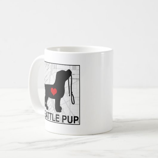 Mug Queue courte d'icône (Devant gauche)