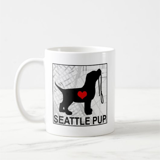 Mug Queue courte d'icône (Gauche)