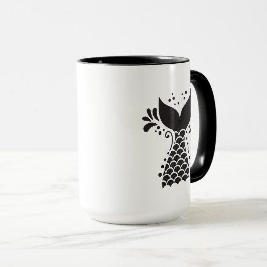 Mug Queue de sirène (Devant droit)