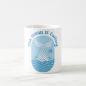 Mug Queue De Sirène L'Océan Appelle Citation (Centre)
